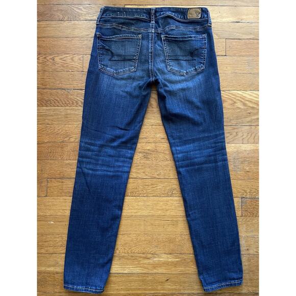 AMERICAN EAGLE OUTFITTERS ‘Jegging Super Stretch’ Low-Rise Jeans sz 2 Short - Picture 10 of 10